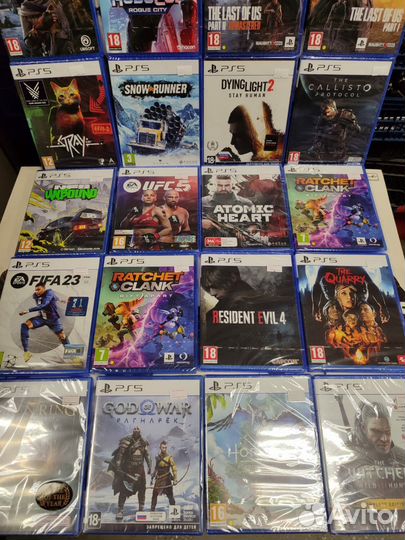 Игры ps5, лицензионные диски ps5