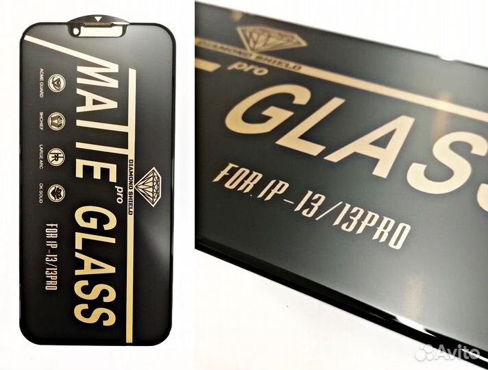 Матовые защитные стёкла для iPhone 13 / 13 pro