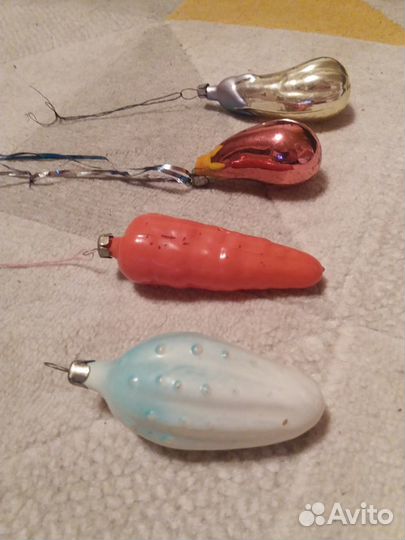 Елочные игрушки СССР 