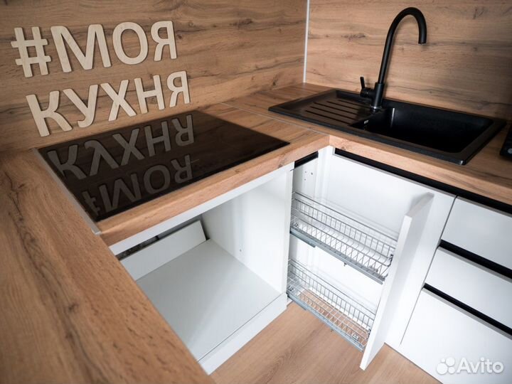 Кухонный гарнитур с барной стойкой