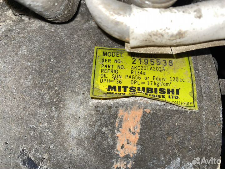 Компрессор кондиционера Mitsubishi Carisma DA2A AK