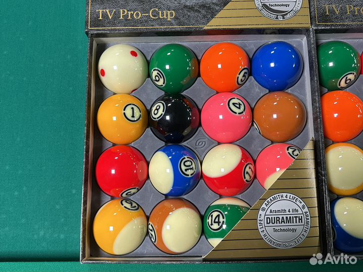 Шары aramith tournament PRO-CUP TV pool 57,2мм