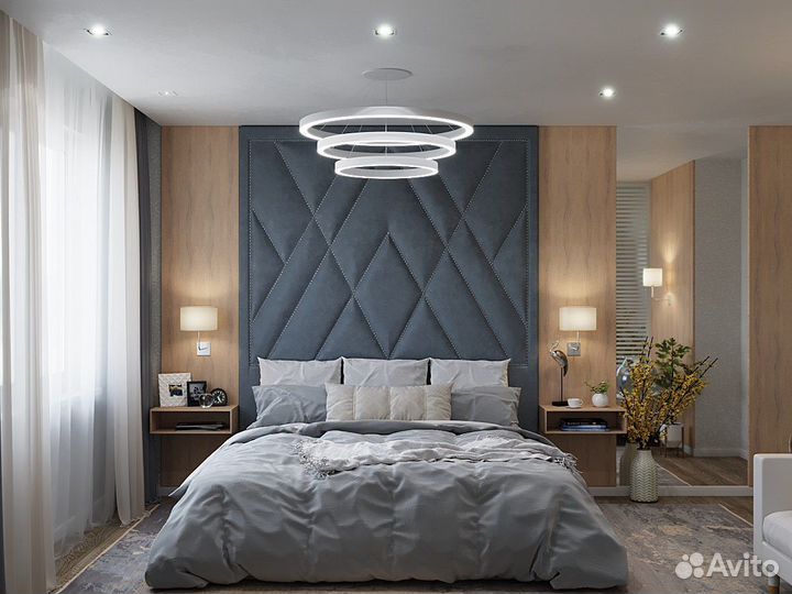 Мягкие стеновые панели, изголовья для кроватей