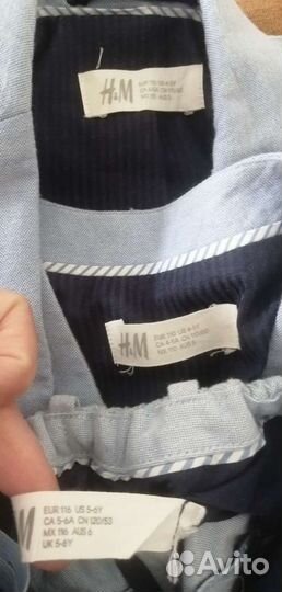 Пиджак и жилет на выпускной H&M 110