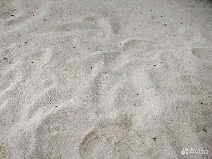 Песок белый кварцевый