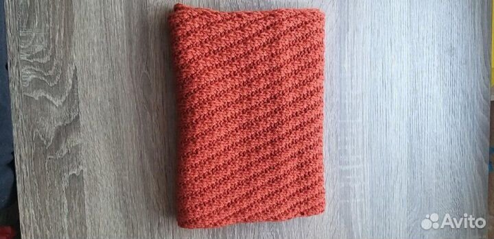Снуд шарф в 2 оборота новый терракотовый