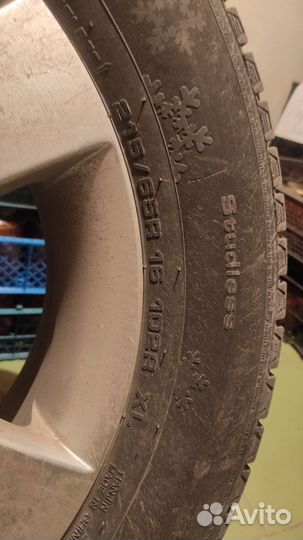 Зимняя резина с дисками r16