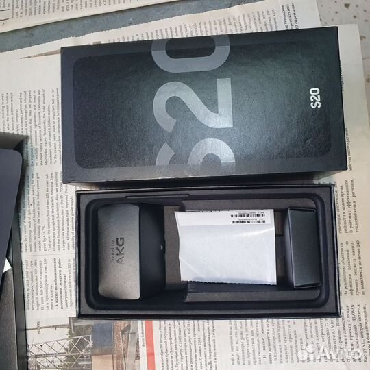 Коробка от samsung S10 S20