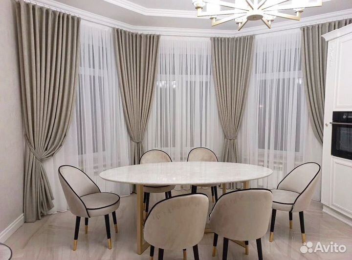 Пошив штор на заказ под ключ