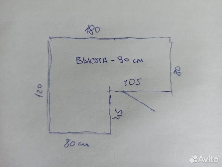 Вольер для собак (клетка угловая)