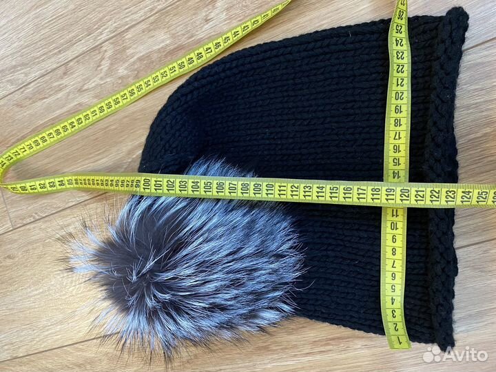 Шапка Inverni черная и бежевая