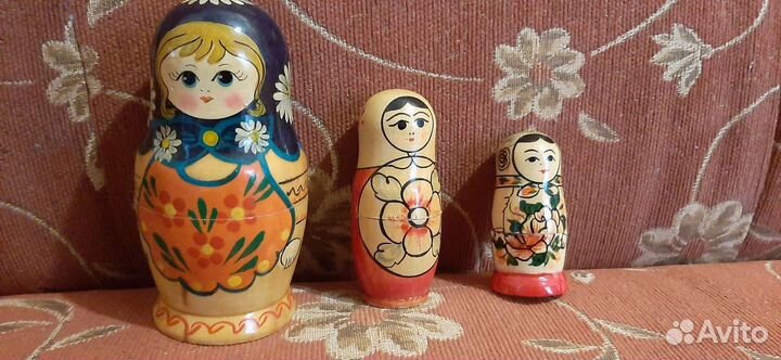 Матрешка деревянная СССР