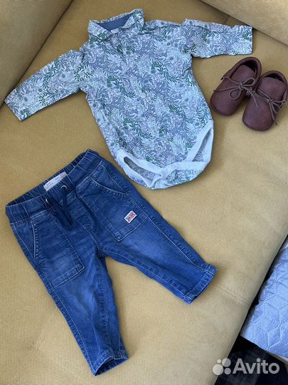 Вещи пакетом на мальчика 68 74 боди сандали