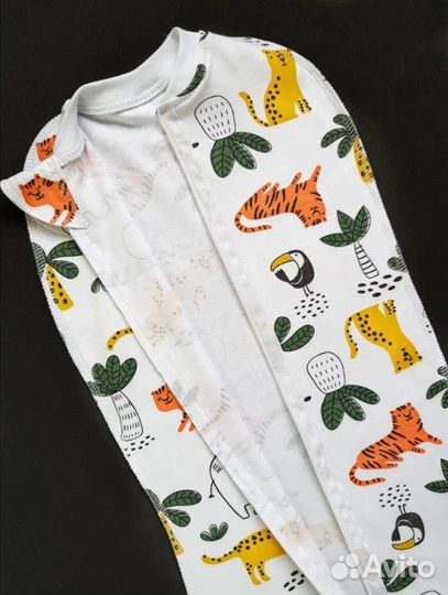 Кокон-пеленка + шапочка