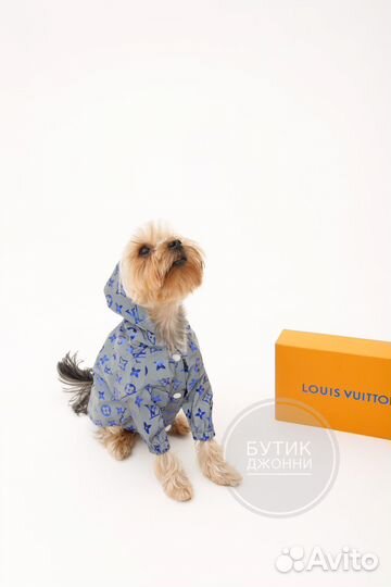 Дождевик светоотражающий для собак Louis Vuitton