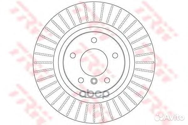 Тормозной диск DF6352S TRW