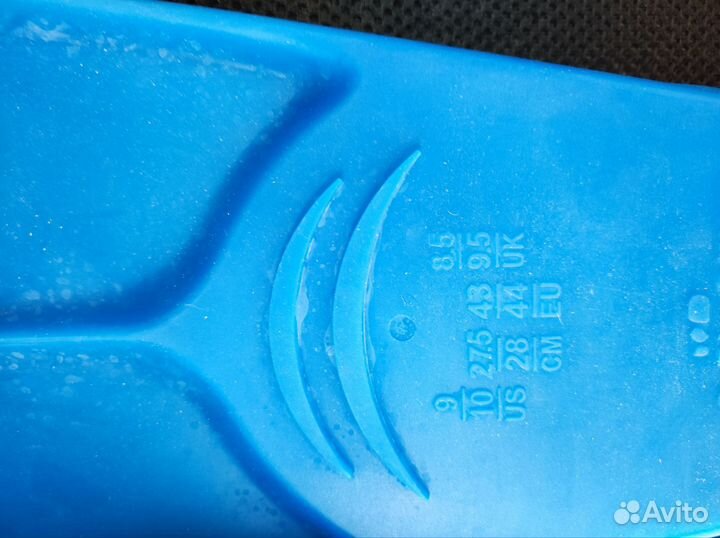 Ласты Nabaiji размер 43-44 короткие для плавания