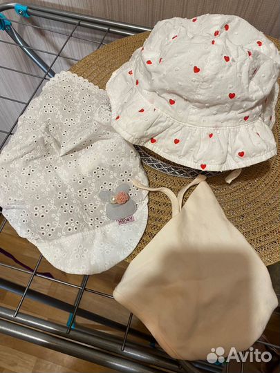 Панама, чепчик, косынка детская на лето