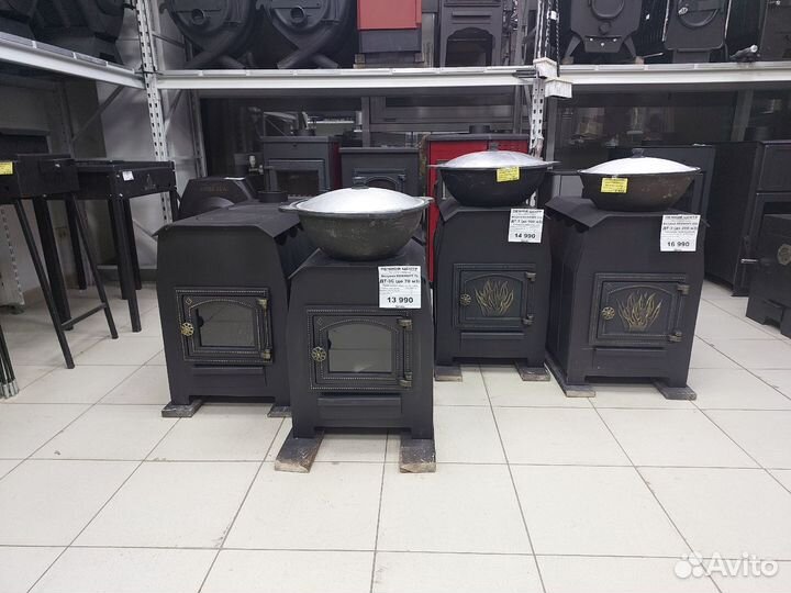 Отопительная печь на дровах