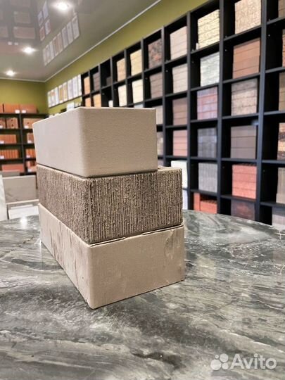 Лицевой кирпич серый бархат жкз