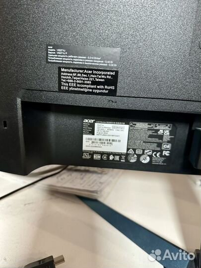 Игровой Монитор Acer Nitro vg271u 2К, IPS, 144Гц