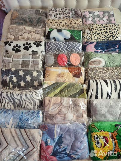 Бамбуковый мягкий плед 