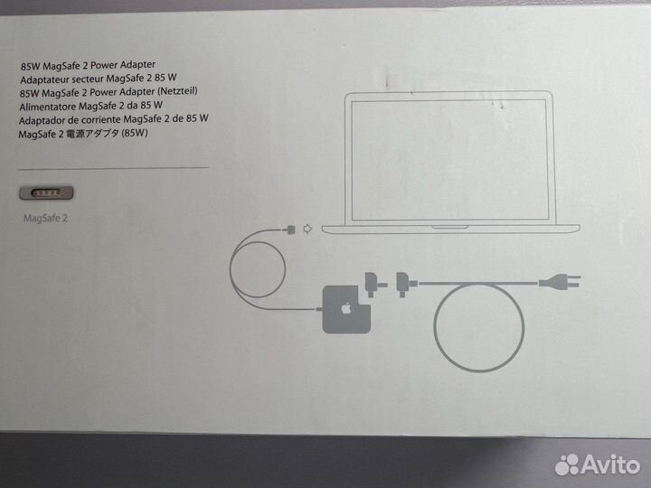 Зарядное устройство для MacBook MagSafe 2 85 W