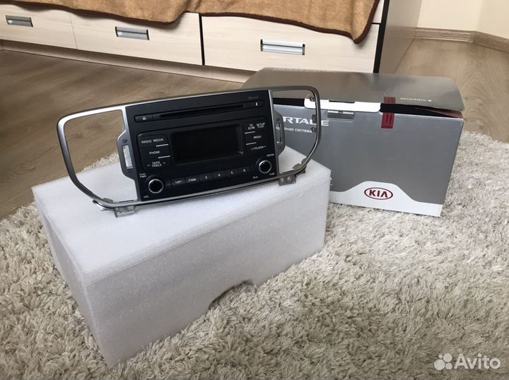 Магнитола KIA Sportage 4 с рамкой