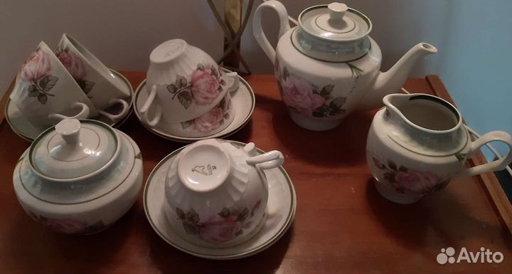 Чайный сервиз дулево розы