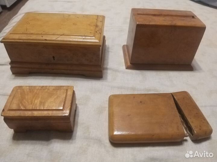 Шкатулки из кап