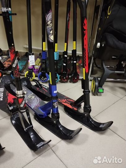 Самокат на лыжах