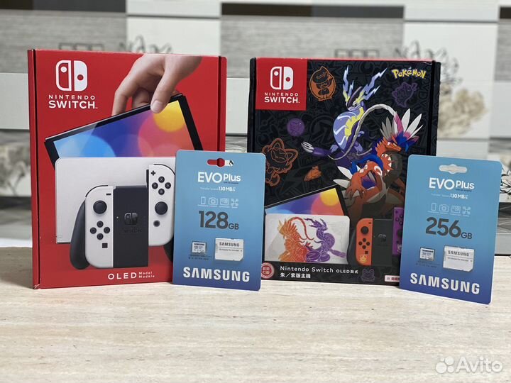 Новая Nintendo Switch Oled Hwfly Чип + игры