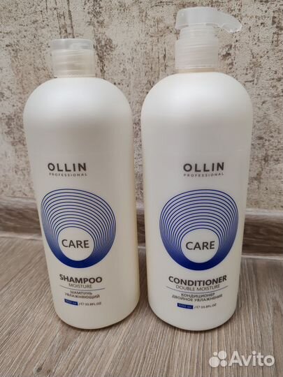 Новый шампунь, кондиционер ollin увлажнение 1000мл