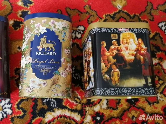 Банки жестяные из под чая, кофе, конфет