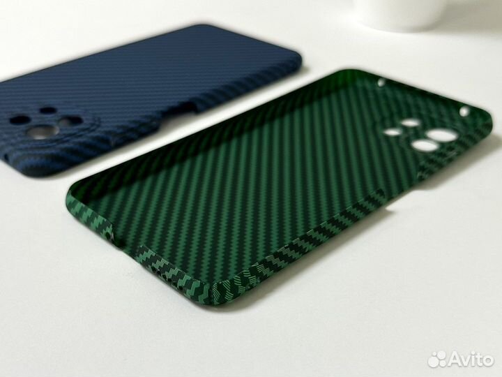 Чехол на Xiaomi Mi 11 Lite под Карбон