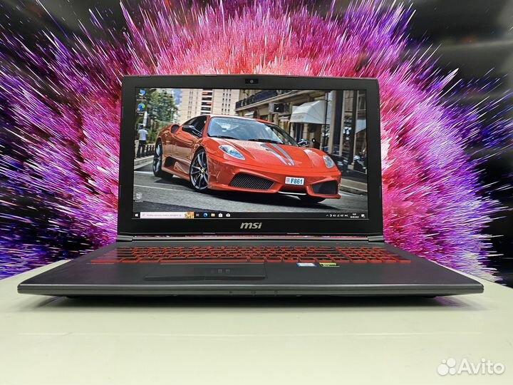 MSI IPS/i7-7700HQ/16GB/256GB+1TB/GTX 1060(6GB)