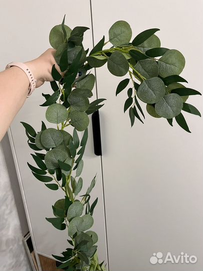 Эвкалипт искусственный лиана ветка