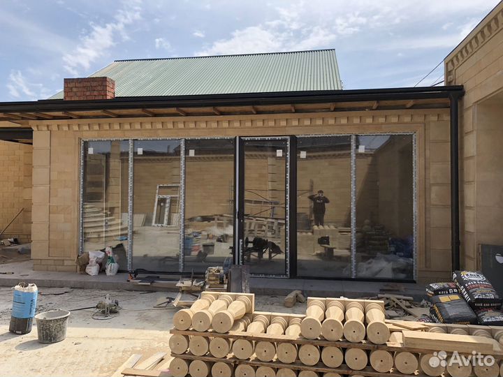 Облицовка дагестанским камнем