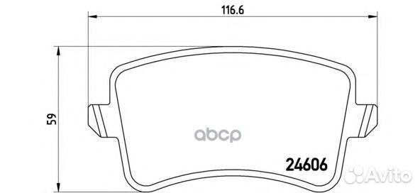 Колодки тормозные P85099 P85099 Brembo