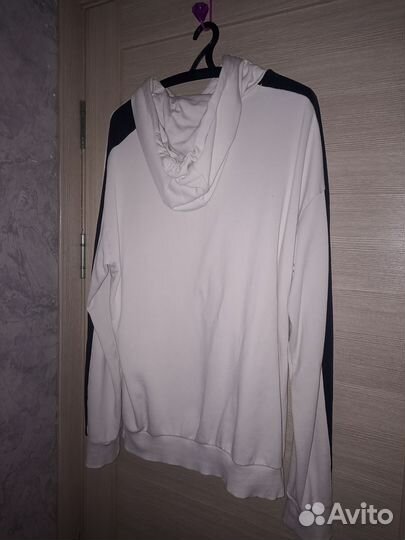 Белое худи син