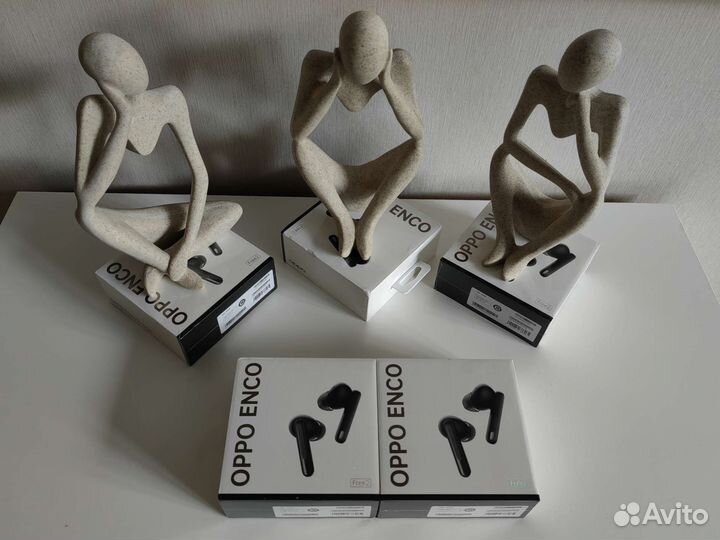 Наушники Oppo enco free2 Черные CN + чехол