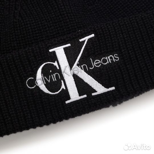 Мужская черная шапка Calvin Klein Jeans