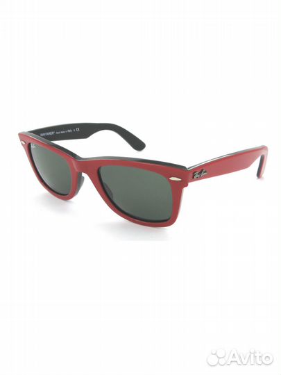 Солнцезащитные очки rayban wayfarer RB2140 красные