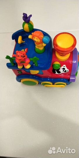 Музыкальный паровоз для развития малышей