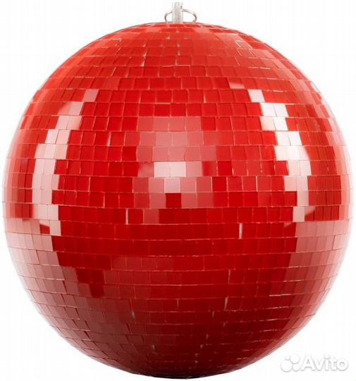 Laudio WS-MB25RED Зеркальный шар, 25см, красный, L