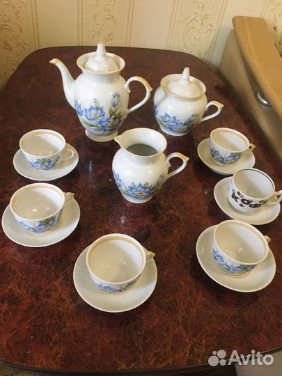 Чайный керамический сервиз СССР
