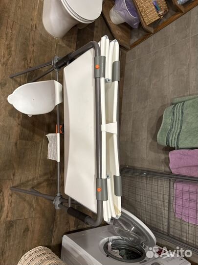 Складная ванночка stokke с подставкой