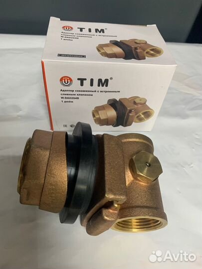 Адаптер скважинный с встроенным сливным клапаном 1