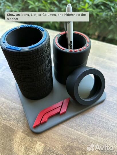 Органайзер для карандашей и ручек Формула 1