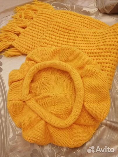 Берет женский вязанный